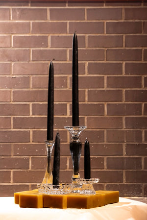 Hand-Dipped Beeswax Taper Candles | Sold in Pairs