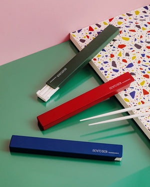Square Chopsticks with Case | 195mm