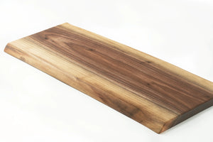 Double Live Edge Cutting & Presentation Board | Cherry or Walnut