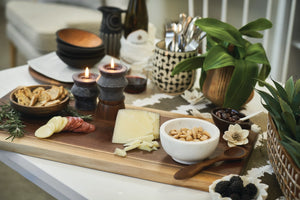 Double Live Edge Cutting & Presentation Board | Cherry or Walnut