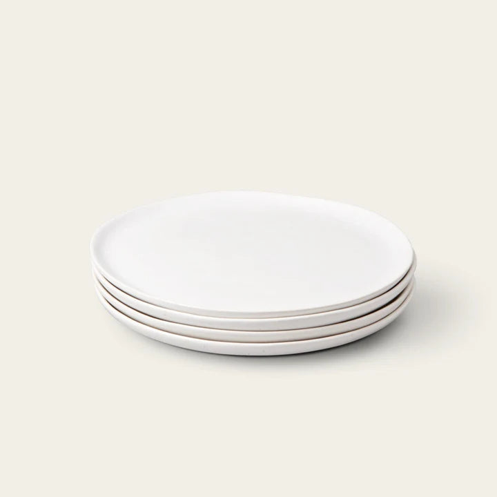 Stoneware Dinner Plates | Set of 4 | Hand-finished in Portugal