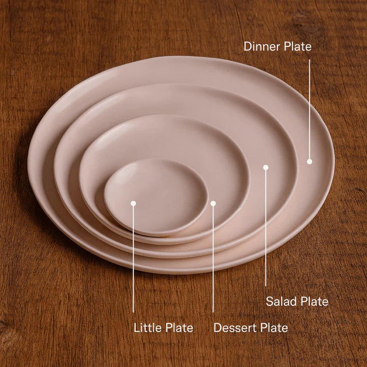 Stoneware Dinner Plates | Set of 4 | Hand-finished in Portugal