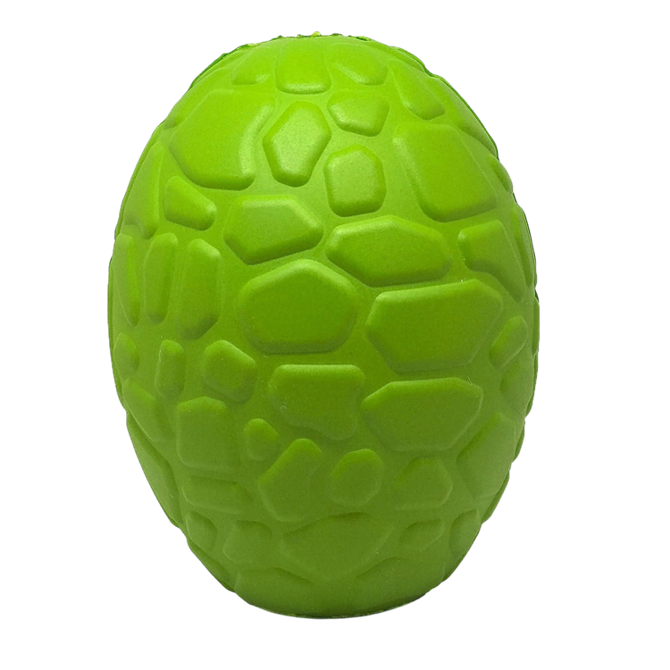 Dinosaur Egg Dog Chew Toy & Treat Dispenser | USA Made | Durable Rubber