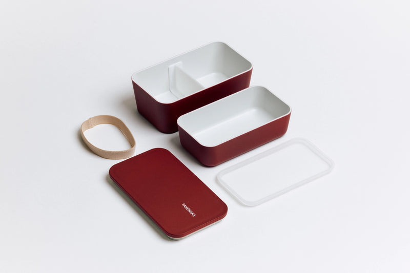 Bento Flat Dual Box | 33.8oz | Plant-Based Plastic