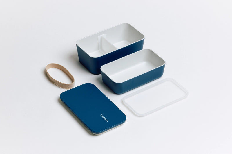 Bento Flat Dual Box | 33.8oz | Plant-Based Plastic