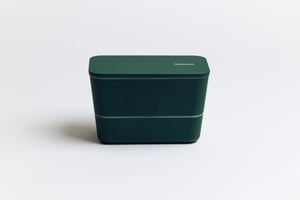 Bento Flat Dual Box | 33.8oz | Plant-Based Plastic