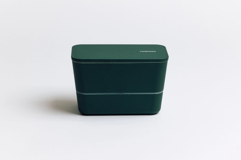 Bento Flat Dual Box | 33.8oz | Plant-Based Plastic