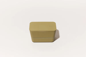 Bento Flat Dual Box | 33.8oz | Plant-Based Plastic
