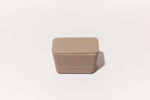 Bento Flat Dual Box | 33.8oz | Plant-Based Plastic