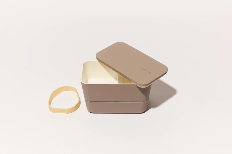 Bento Flat Dual Box | 33.8oz | Plant-Based Plastic