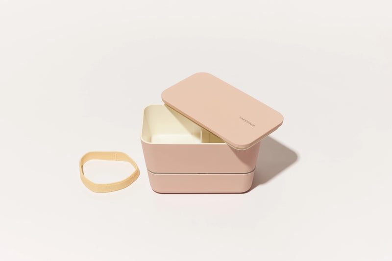 Bento Flat Dual Box | 33.8oz | Plant-Based Plastic