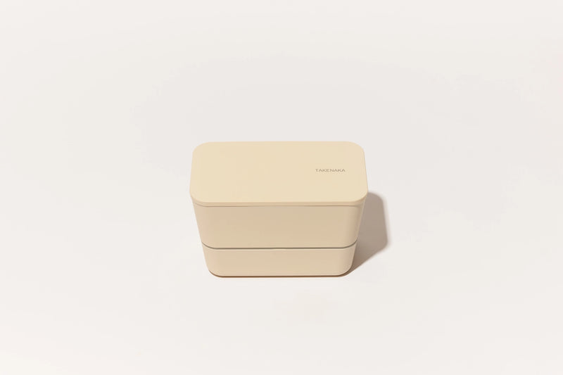 Bento Flat Dual Box | 33.8oz | Plant-Based Plastic