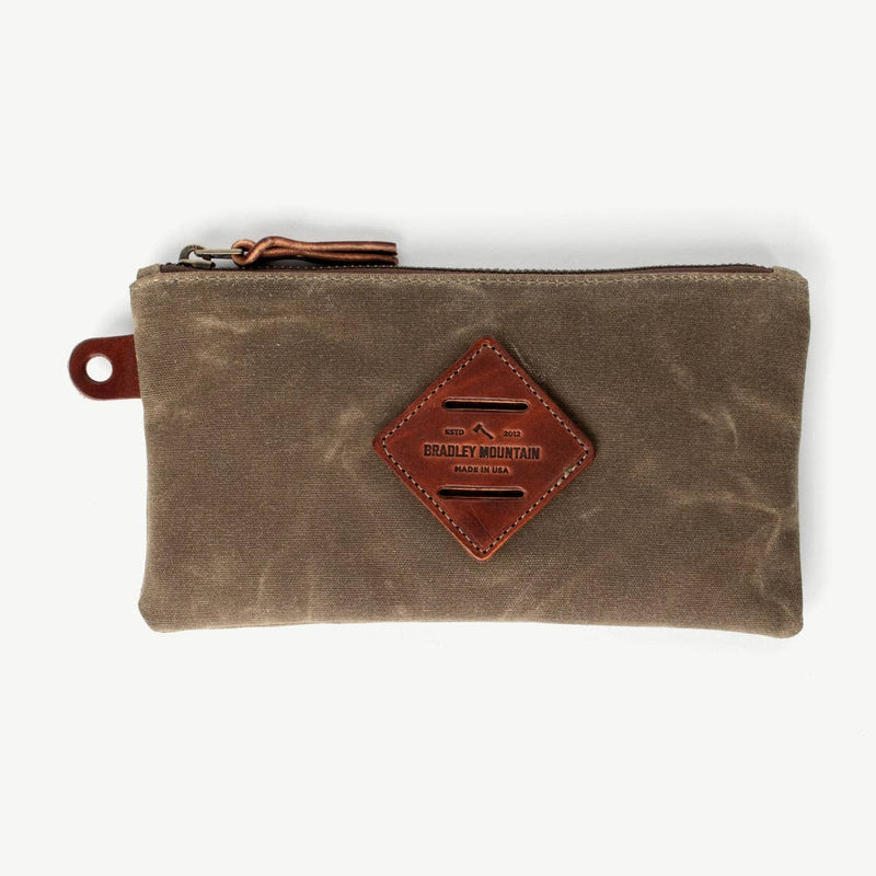 Zip Pouch | Waxed Canvas