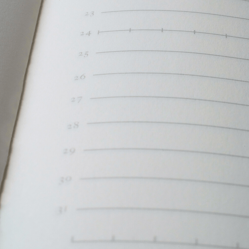 A5 Ruled Notebook | Tomoe River Paper | 72 Pages