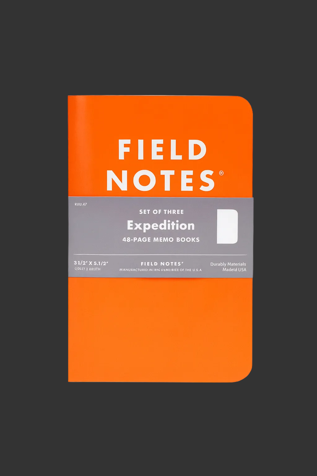 Field Notes Expedition waterproof notebooks — 3-pack with dot-graph grid on Yupo synthetic paper