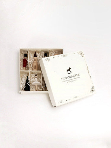 Christmas Ornaments | Hand-Painted Linden Wood | Set of 9 | SABO concept