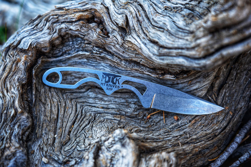 The Genesis | MagnaCut Steel Knife | 62 HRC | Stone Wash Finish
