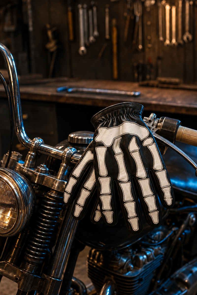 Skeleton Leather Gloves | Water Buffalo | Rarely Edition