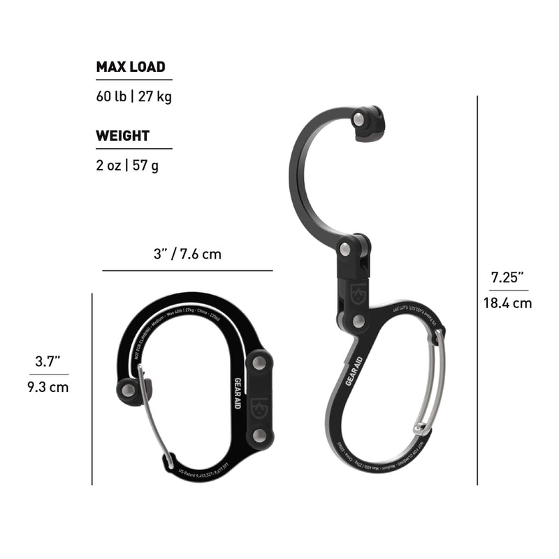 Medium Rotating Gear Clip | 60 lb Capacity