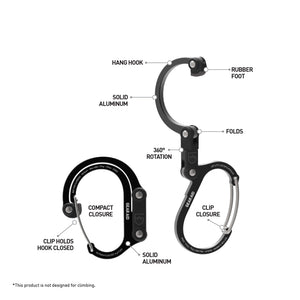 Medium Rotating Gear Clip | 60 lb Capacity