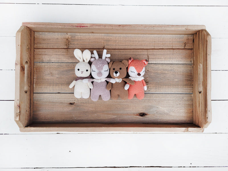 Handmade Crochet Animals | Cotton Amigurumi | 5.5"–10" Tall