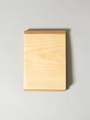 Kizara Japanese Red Pine Memo Pad | Medium 4" x 6"