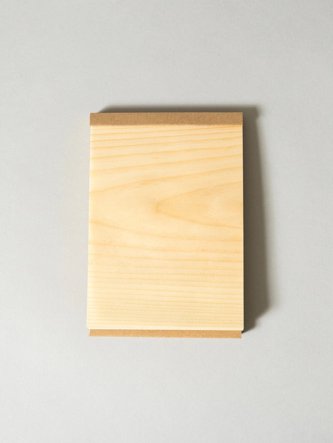 Kizara Japanese Red Pine Memo Pad | Medium 4" x 6"