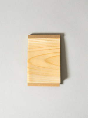 Kizara Japanese Red Pine Memo Pad | Medium 4" x 6"