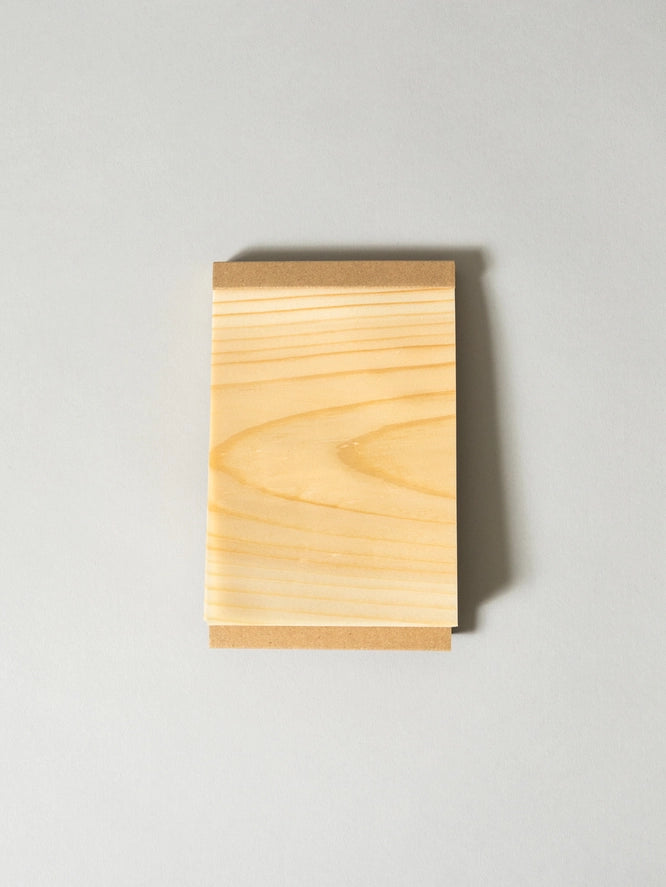 Kizara Japanese Red Pine Memo Pad | Medium 4" x 6"