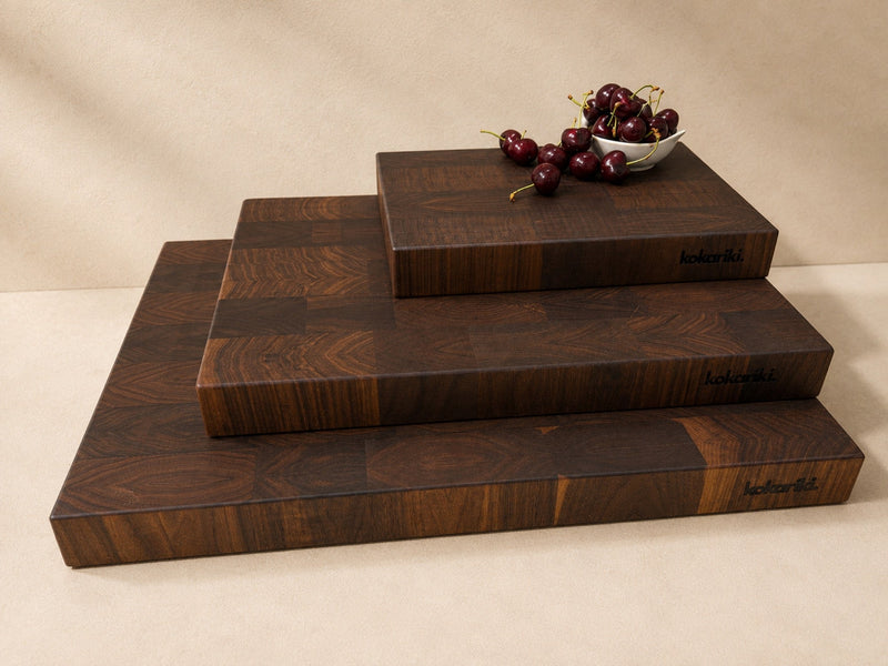 The Chef’s Chopping Block in black walnut — view 1
