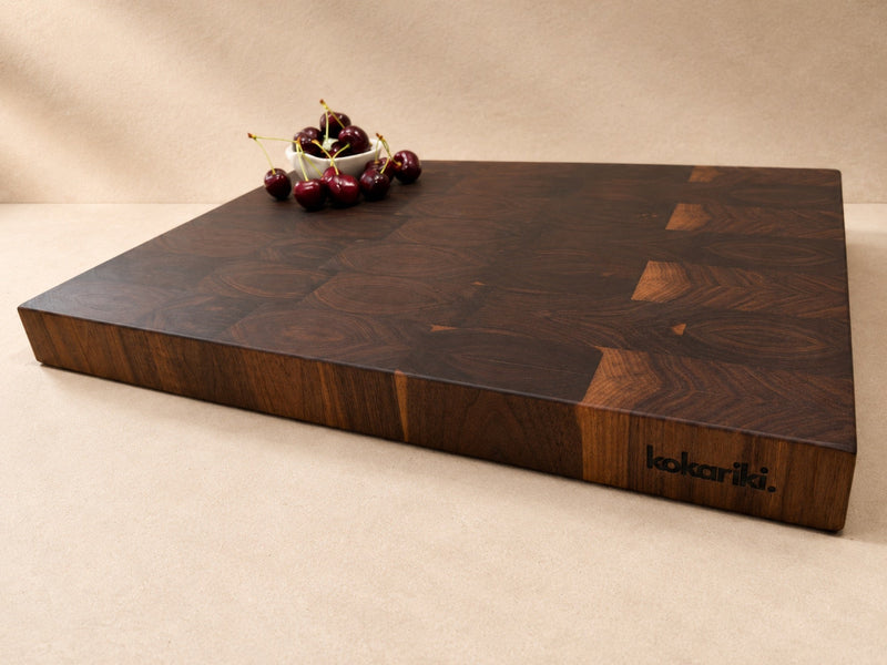 The Chef’s Chopping Block in black walnut — view 2