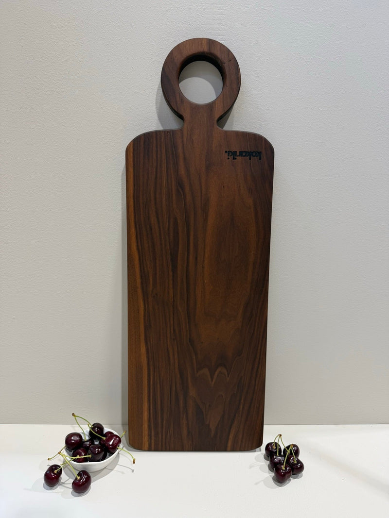 The Halo Serving Board in black walnut — view 4