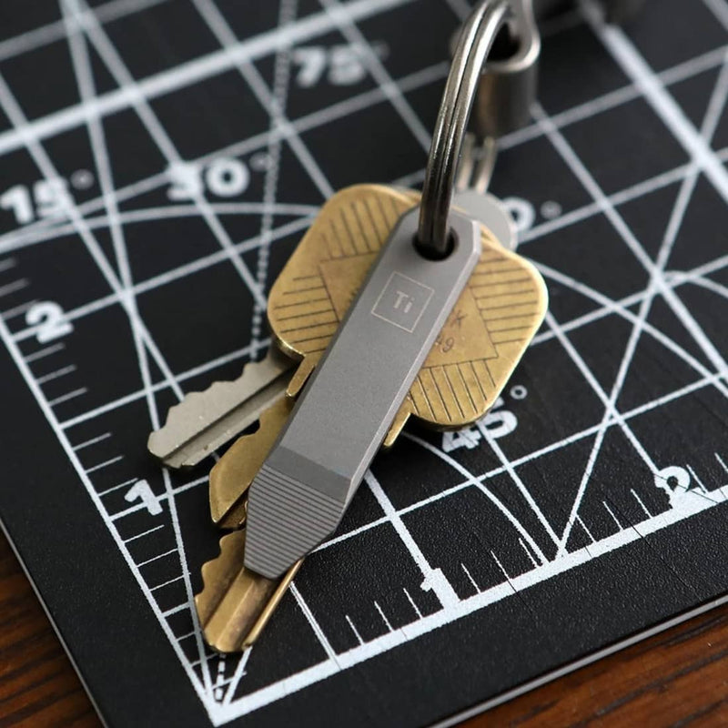 Mini Titanium Pry Bar | Grade 5 Titanium | TSA Compliant EDC Tool