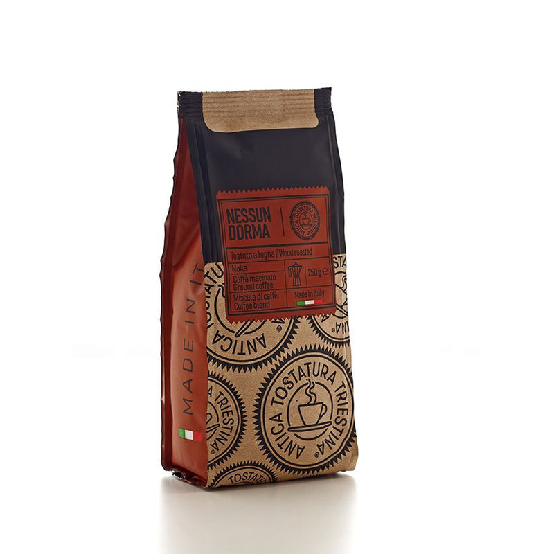 Nessun Dorma Moka Ground Coffee | 250 g | Wood-Roasted