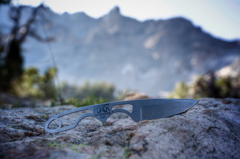 The Genesis | MagnaCut Steel Knife | 62 HRC | Stone Wash Finish