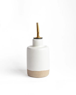 Handmade Ceramic Oil Dispenser | Stoneware | 10–12oz