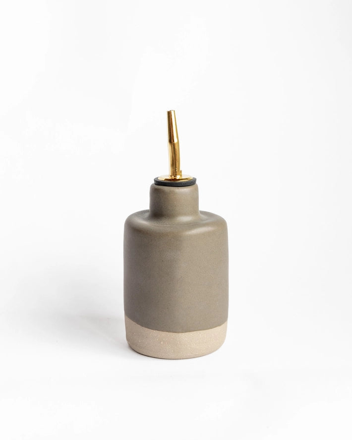 Handmade Ceramic Oil Dispenser | Stoneware | 10–12oz