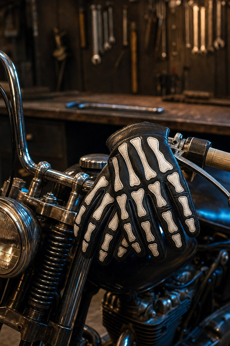 Skeleton Leather Gloves | Water Buffalo | Rarely Edition