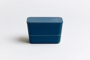Bento Flat Dual Box | 33.8oz | Plant-Based Plastic