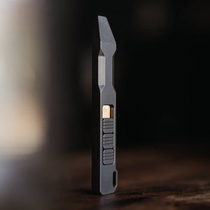 Ti Pry Bar | Grade 5 Titanium | Magnetic Fidget Buttons