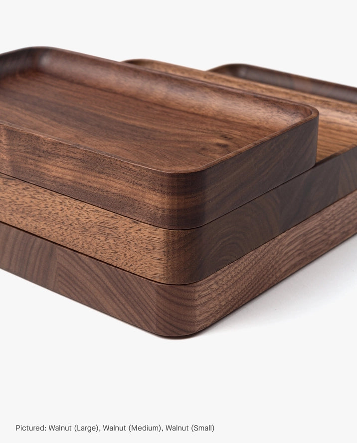 Walnut Valet Tray — Small