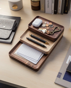 Walnut Valet Tray — Small