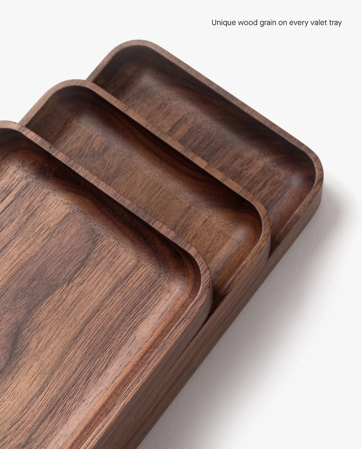Walnut Valet Tray — Small