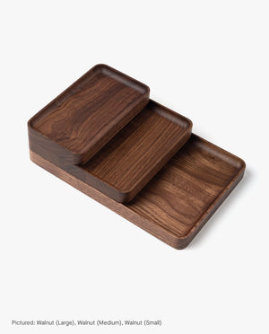Walnut Valet Tray — Small