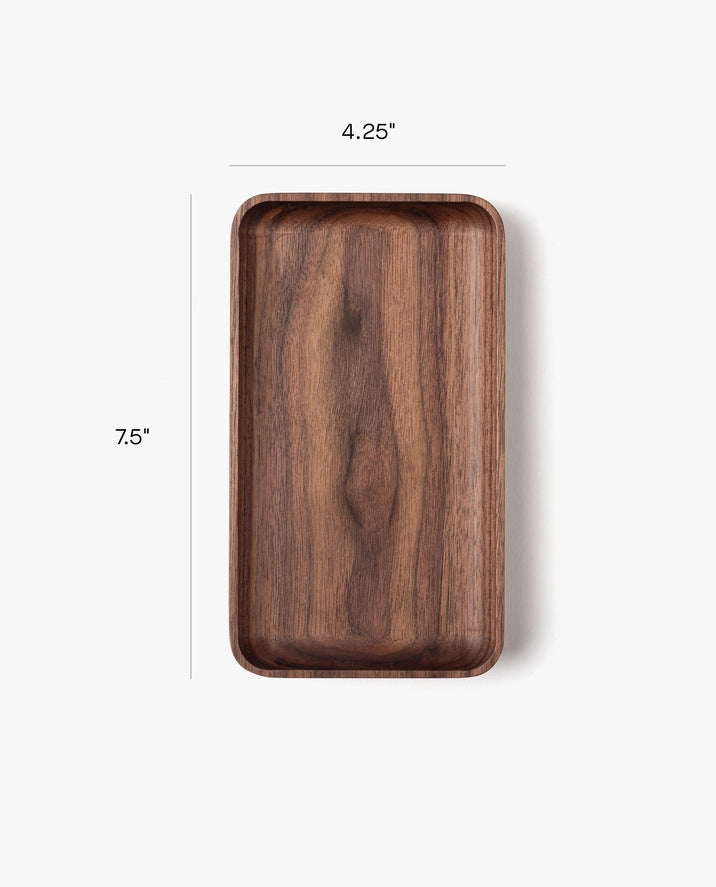 Walnut Valet Tray — Small