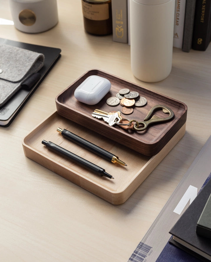 Walnut Valet Tray — Small