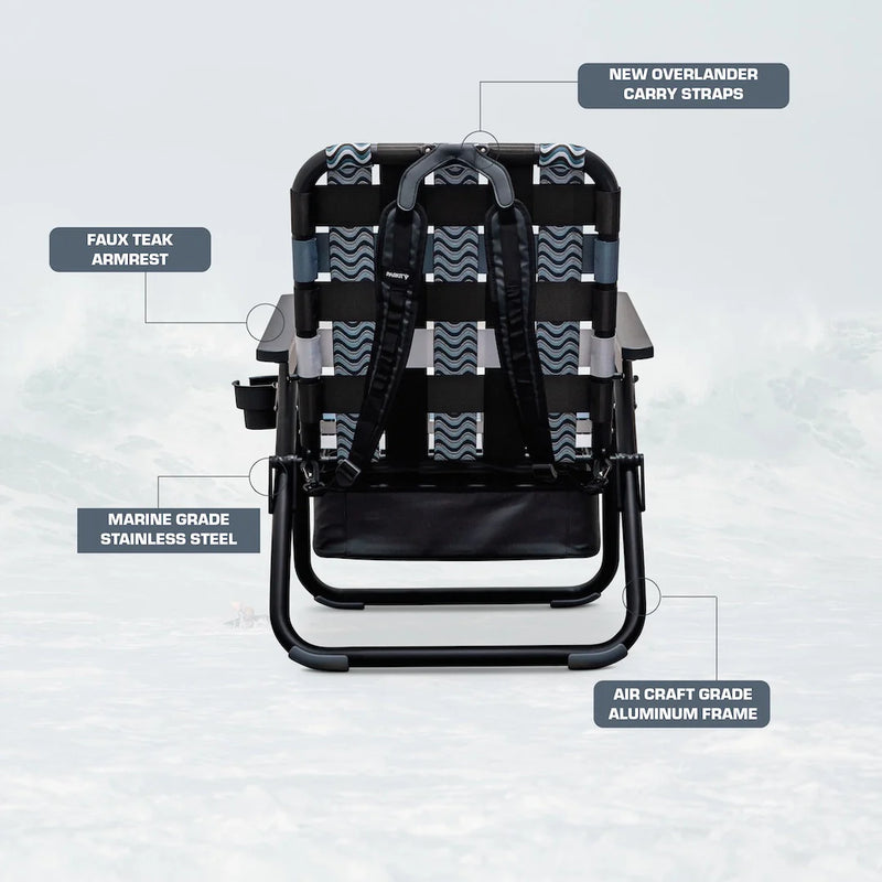 Voyager Backpack Chair | Insulated Cooler & Storage | 16" Seat Height