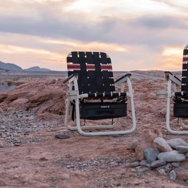 Voyager Backpack Chair | Insulated Cooler & Storage | 16" Seat Height