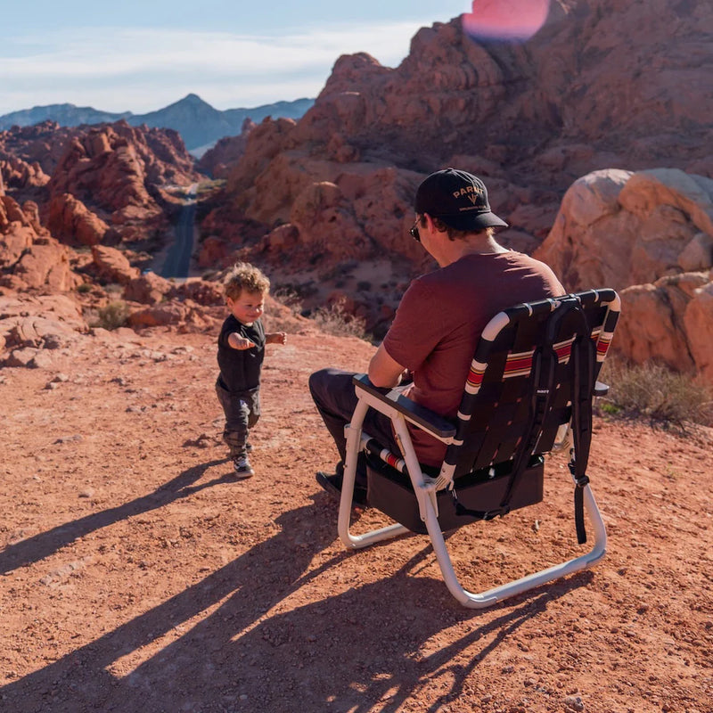 Voyager Backpack Chair | Insulated Cooler & Storage | 16" Seat Height