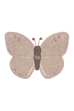 Washable Cotton Butterfly Rug | 8 Pink Shades | Handcrafted